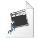 Movie and music file icon